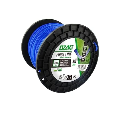 Obrázek OZAKI 3846 čtvercová nylonová strunová cívka, 3,3 mm x 90 m