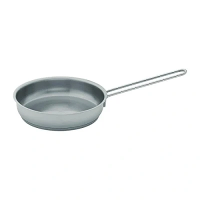Obrázek Fissler Jednohubka / pánev z ušlechtilé oceli (Ø 16 cm 0,5 litru) mini s rukojetí bez povrchové úpravy, ideální pro malé občerstvení indukční, stříbrná