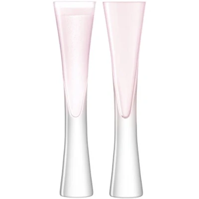 Obrázek LSA Moya Champagnerflöte, 170 ml, 2 Stück, Glas, Rosa, 5.5 cm,