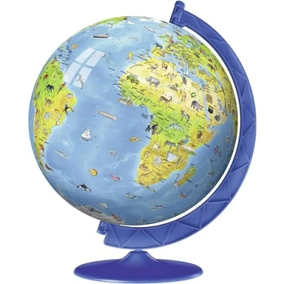 Obrázek Ravensburger 12340 3D Globuspuzzle, 180 Teile, Mehrfarbig, Empfohlenes Alter 7 12 Jahre, Größe 26,7 x 23 cm
