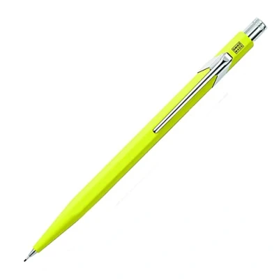 Obrázek Caran d&#039;Ache 844.47 kovový držák náplně 0,7 mm, Fluo žlutá, 1 kus (balení ks)