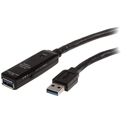 Obrázek StarTech.com 5 m aktivní USB 3. 0 prodlužovací kabel konektor/zdířka SuperSpeed prodloužení