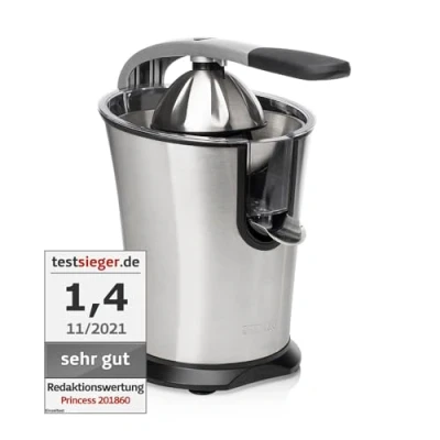 Obrázek Princess Master Juicer Pro Edelstahl Presskegel Rostfreier 201860 Silber