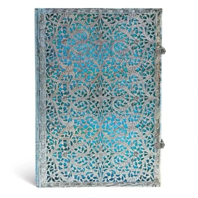 Obrázek Paperblanks Zápisníky s pevnou vazbou kolekce stříbrně filigránské nelinkované Grande (210 x 300 mm): Unlined (Silver Filigree Collection)