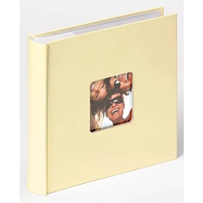 Obrázek walther design Fotoalbum krémové 200 fotografií 13 x 18 cm album na poznámky s vyraženým krytem, Fun ME 116 H