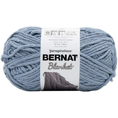 Obrázek Bernat Blanket Decke, Polyester, grau/blau, 300g, 201