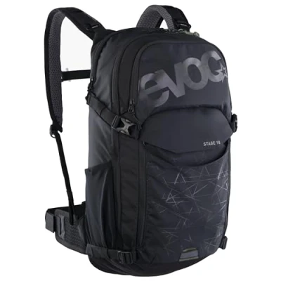 Obrázek EVOC Stage 18, batoh (nastavitelné ramenní popruhy díky BRACE LINK, AIR FLOW CONTACT SYSTEM, vč. přihrádky na pitný vak, přihrádka nářadí a kompresní popruhy, jedna velikost)