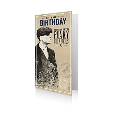 Obrázek Danilo Promotions Geburtstagskarte, Peaky Blinders mehrfarbig, 22,9 x 12,7 cm