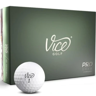 Obrázek Vice Golf Pro Soft Golfbälle, Weiß (EIN Dutzend)