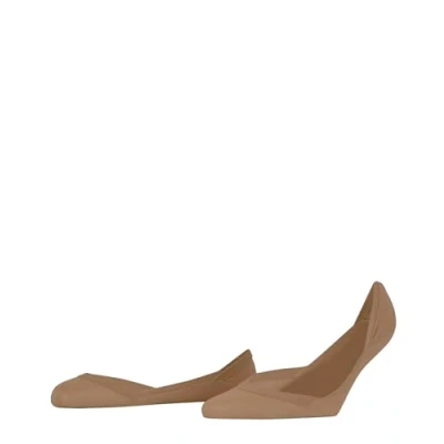 Obrázek FALKE Dámské kotníkové boty Elegant Step W IN Extra Low Cut neviditelné jednobarevné 1 pár, hnědé (Powder 4169), 37 38, Hnědá 4169)
