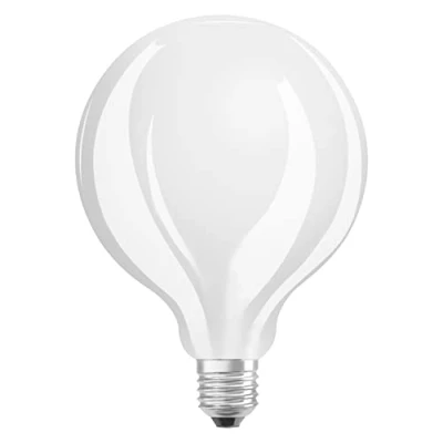 Obrázek OSRAM LED Star GLOBE125, matná Filament žárovka ve tvaru globe s průměrem 125 mm, patice E27, teplá bílá (2700 K), 2452 lumenů, náhrada za běžné 150W žárovky, balení 1 ks