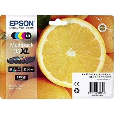 Obrázek Epson Originální 33XL inkoust oranžový, multipack 5barevný
