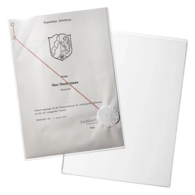 Obrázek Durable Ochranné pouzdro a na doklady (pro dokumenty DIN A4, 210 x 297 mm) 10 kusů, transparentní, 213119