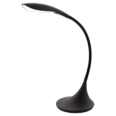 Obrázek EGLO LED stolní lampa Dambera, 1 na stůl s dotykem, stmívatelná, psací stůl, minimalismus z vysoce kvalitního plastu, kancelářská v černé barvě