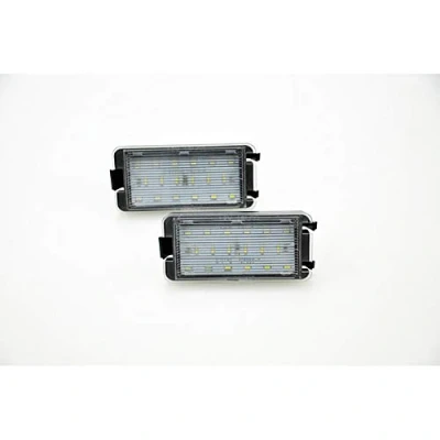 Obrázek AUTO STYLE Satz LED Nummerschildbeleuchtung kompatibel mit Seat diverse Modelle, Schwarz