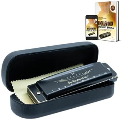 Obrázek XALANI Harmonika Genius Edition vč. pouzdra a hadříku na péči I bonus: e kniha zdarma C Dur