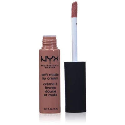 Obrázek NYX Professional Makeup Soft Matte Lip Cream, krémový a matný povrch, vysoce pigmentovaný, dlouhotrvající, veganská receptura, barevný odstín: Stockholm