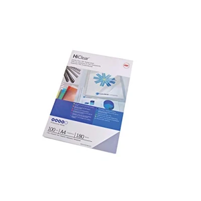 Obrázek GBC, 504846, HiClear AA8 krycí fólie (200 mikrometrů, A4, křišťálově čirá), 100 kusů průhledných