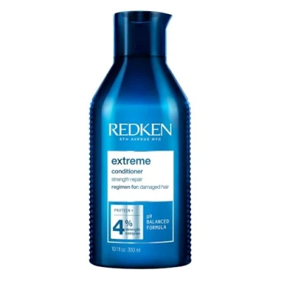 Obrázek Redken Oplachování pro lámavé a poškozené vlasy, proti lámání vlasů, s Interlock Protein Network, Extreme Conditioner, 1 x 300 ml