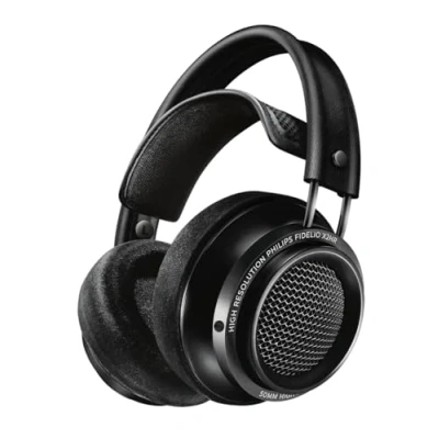 Obrázek Sluchátka Philips Fidelio X2HR/00 Over Ear High Resolution Audio (50mm vysoce výkonný neodymový ovladač, luxusní pěnové náušníky, klip na kabel), černá barva