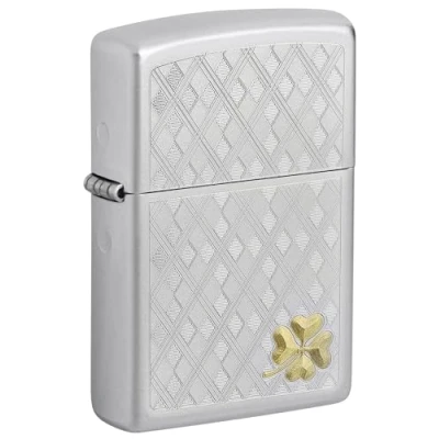 Obrázek Zippo 60000987 zapalovač Four Leaf Clover Vierblaettriges čtyřlístek štěstí