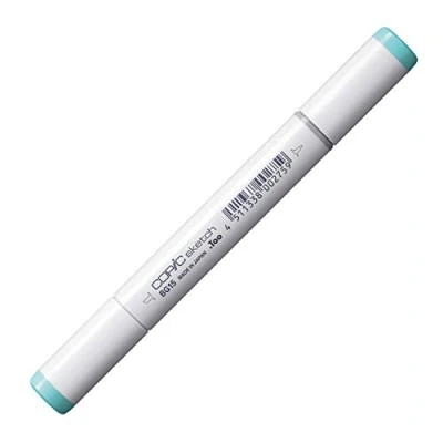 Obrázek COPIC Popisovač Sketch Typ BG 15, Aqua, profesionální zvýrazňovač štětců, se super hrotem a špičkou pro střední pečení