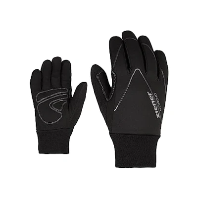 Obrázek Ziener Dětské Unico Junior běžecké rukavice / Nordic/Crosscountry větruodolné prodyšné Soft Shell, black, S