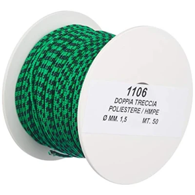 Obrázek Best divers vodítko Dyneema, SK75, Ø1. 5 mm, cívka 50 m, zelená