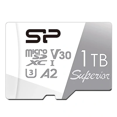 Obrázek Silicon Power 1TB Superior Micro SDXC UHS I (U3), V30 4K A2,High Speed MicroSD Card, Compatible with Nintendo Switch