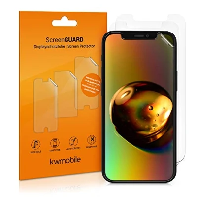 Obrázek kwmobile 3x ochranná fólie na displej kompatibilní s Apple iPhone 12 mini sada čirých ochranných fólií v průhledné