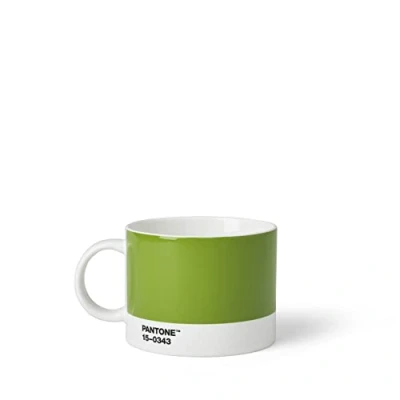 Obrázek Pantone Hrnek na čaj, porcelán, zelený 15 0343, 8 cm