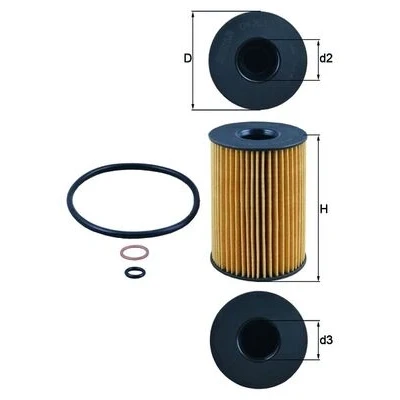 Obrázek Olejový filtr KNECHT OX 353/7D