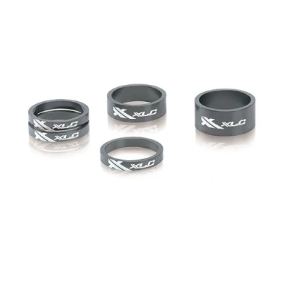 Obrázek XLC Rozšíření hlavy řízení A Head Spacer Set AS A02 3x5/1x10/1x15 mm 1 1/8 palce, titanová barva, 10