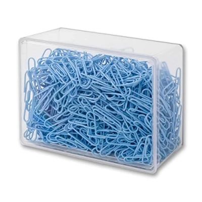 Obrázek Victory Office Products 6028KP800 073 kancelářské sponky 28 mm 800 kusů tmavě modré opláštěné plastem