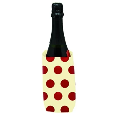 Obrázek Vin Bouquet FIV 180 Kühlmanschette, Nylon, Rot und Beige, 14.5 x 20 2.5 cm, 14.5x20x2.5 cm