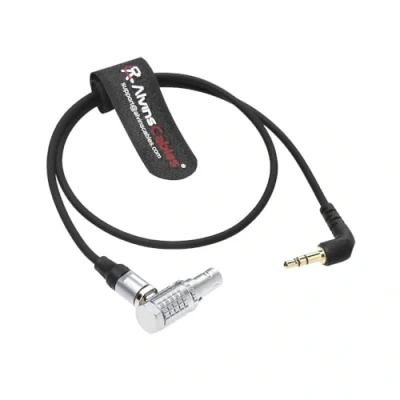 Obrázek Alvin&#039;s Cables Time Code kabel pro Tentacle Sync Timecode Generator 3. 5mm TRS k 5 Pin Konektor pravoúhlý 50 cm