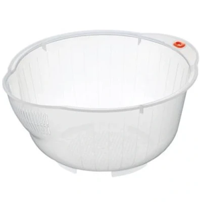 Obrázek Inomata , Kunststoff, colanders, Japanische Reis Waschschüssel mit seitlichem und unterem Abtropfgestell, transparent