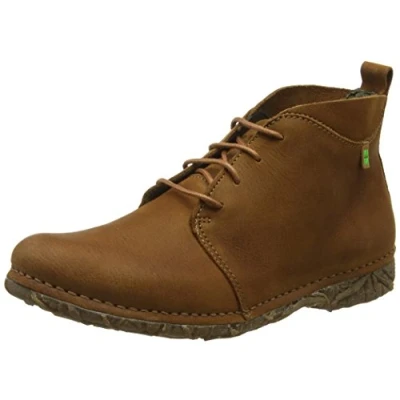 Obrázek El Naturalista Dámské N974 Angkor nízké šněrovací boty Oxford, Braun Wood Nnd