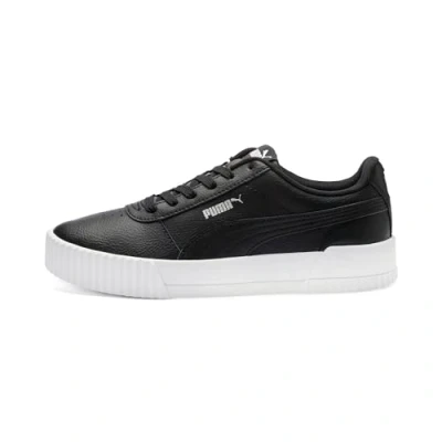 Obrázek Puma Carina Tenisky black/white/silver, Ženy, Velikost: 39, Black/white/silver Kůže a koženka