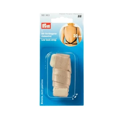 Obrázek Prym Back Strap, béžová, 20 mm, kůže, 1 kus