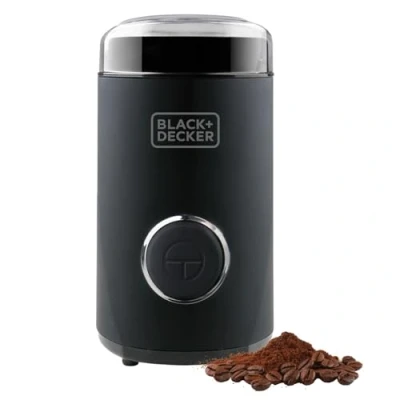 Obrázek Black+Decker ES9080010B BXCG150E Kaffeemühle, 150, Kunststoff, Schwarz