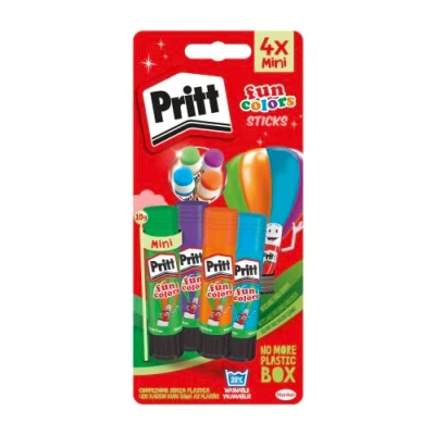 Obrázek Pritt 1100085 Fun Colors lepicí tyčinky 4 x 10 g