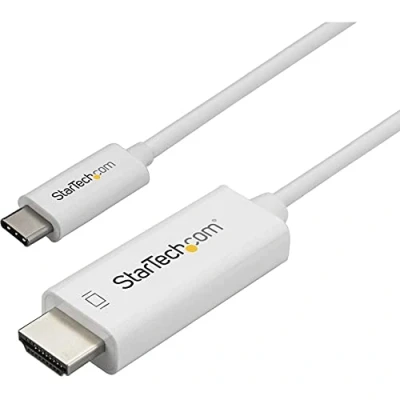 Obrázek StarTech.com 1m USB C auf HDMI Kabel Monitorkabel 4K bei 60Hz Typ zu Weiß