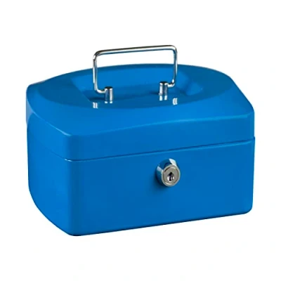 Obrázek Idena 50027 kazeta na peníze 6&quot;, velikost 155 x 120 90 mm, barva modrá, 1 kus