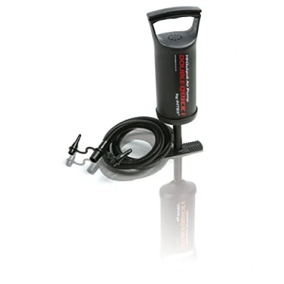 Obrázek Intex Double Quick 1 ruční pumpa vzduchová 29 cm se 3 nástavci trysek
