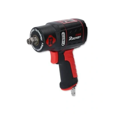 Obrázek KS Tools rázový utahovák stlačený vzduch ROCKET II 1/2&quot; 512.0002 2300 Nm I pneumatický s 8 lamelami vzduchovým motorem a vysoce výkonným dvojitým kladivem