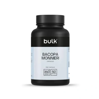 Obrázek Bulk Bacopa Monnieri kapsle, 350 mg, 90 kapslí, porcí, balení se může měnit