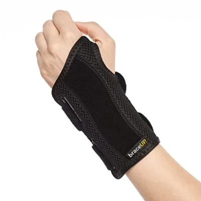 Obrázek BraceUP Handgelenkbandage Handgelenk Bandagen, Handgelenkbandage, Handgelenkstütze, Karpaltunnelsyndrom und Tendinitis Schmerzlinderung (Linke Hand, S/M)