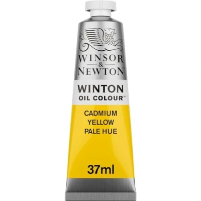 Obrázek Winsor &amp; Newton 1414119 Winton, feine hochwertige Ölfarbe 37ml Tube mit gleichmäßiger Konsistenz, Lichtbeständig, hohe Deckkraft, Reich an Farbpigmenten Kadmium Gelb hell Farbton