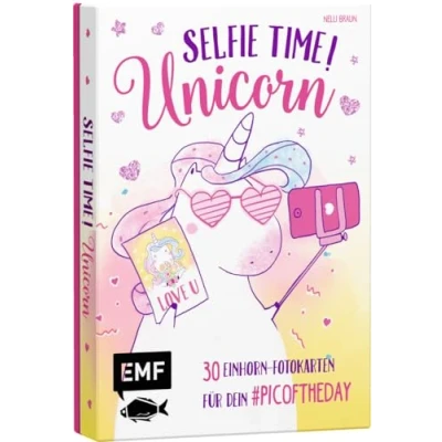 Obrázek Selfie Time! Unicorn: 30 Einhorn Fotokarten für dein #picoftheday